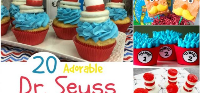 20 adorables petits gâteaux et gâteries du Dr Seuss