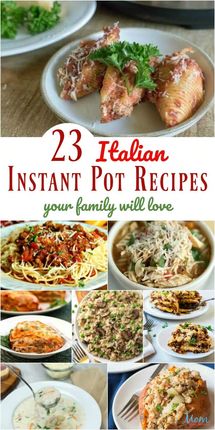 23 Easy Italian Instant Pot Recipes your Family Will Love #recipes #instantpot #pasta #getinmybelly #foodie
