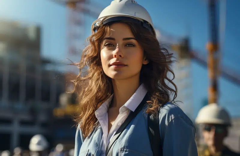 J’aime le béton « , dit une femme qui fait bouger les choses dans la construction.