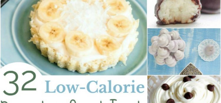32 Desserts et gâteries sucrées hypocaloriques
