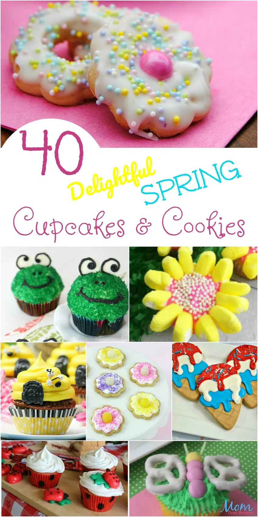 40 Delightful Spring Cupcakes & Cookies that Will Make You Smile #SpringfunonMDR #cookies #cupackes #outrageouscupcakes #desserts #recipes