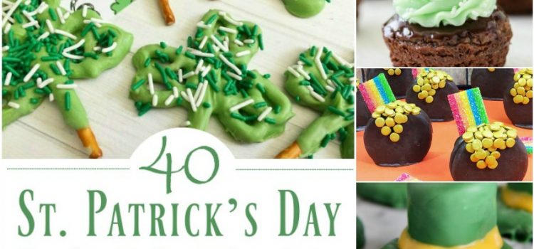 40 Cupcakes, biscuits et gâteries sucrées de la Saint-Patrick pour une célébration amusante