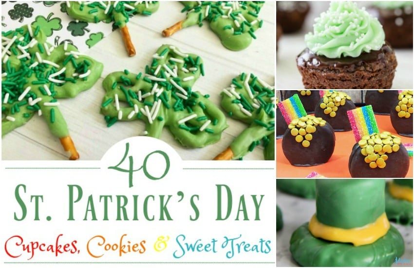 40 Cupcakes, biscuits et gâteries sucrées de la Saint-Patrick pour une célébration amusante
