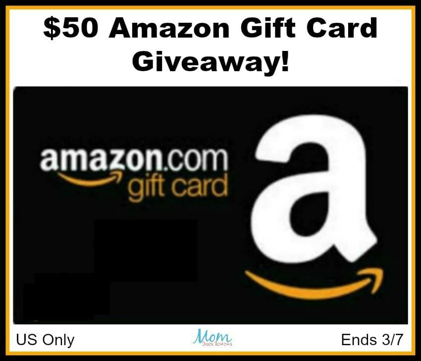 $50 Amazon Gift Card giveaway 