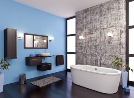 Baignoire semi-îlot : tout savoir sur cette star des salles de bain