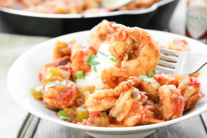 Cajun Spicy Shrimp with Rice