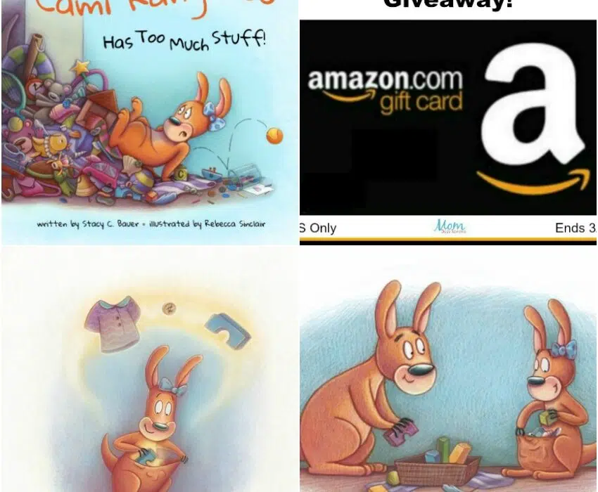 Cami Kangourou a trop de choses ! #Kickstarter – #Gagnez 50$ Amazon GC ! US 3/7 #CamiKangaroo