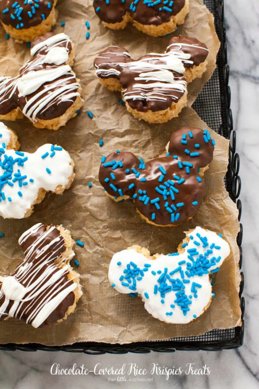 Chocolate-Covered Rice Krispies Treats