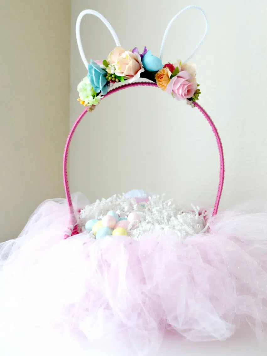 DIY Easter Bunny Tutu Basket