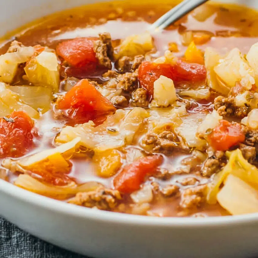 Instant Pot Cabbage Soup with Beef