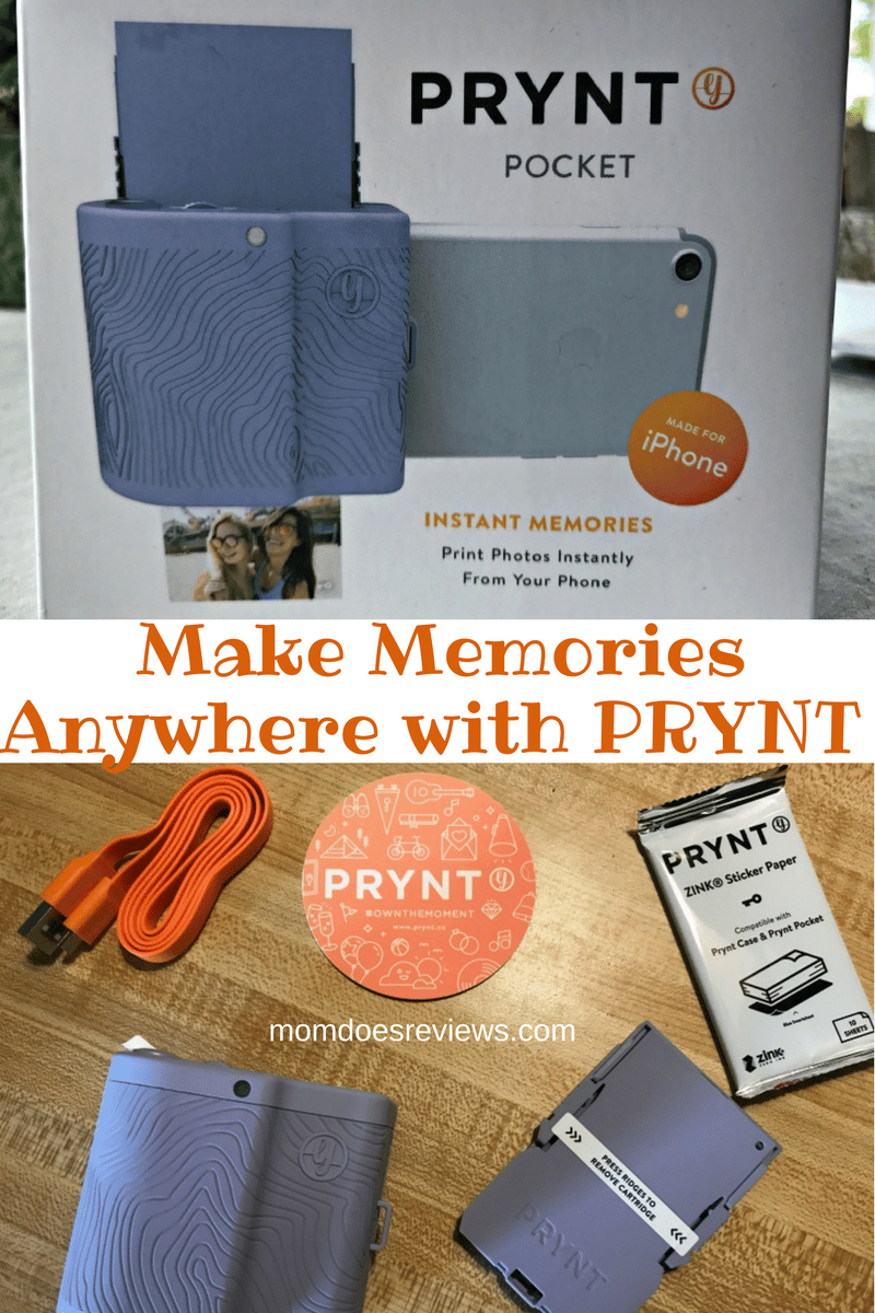 Make Memories Anywhere with PRYNT Portable Printer