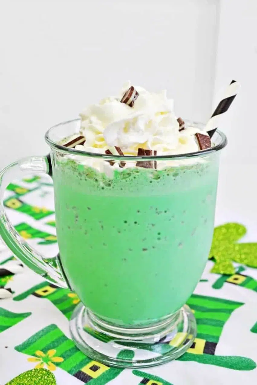 Mint Chocolate Chip Milkshake