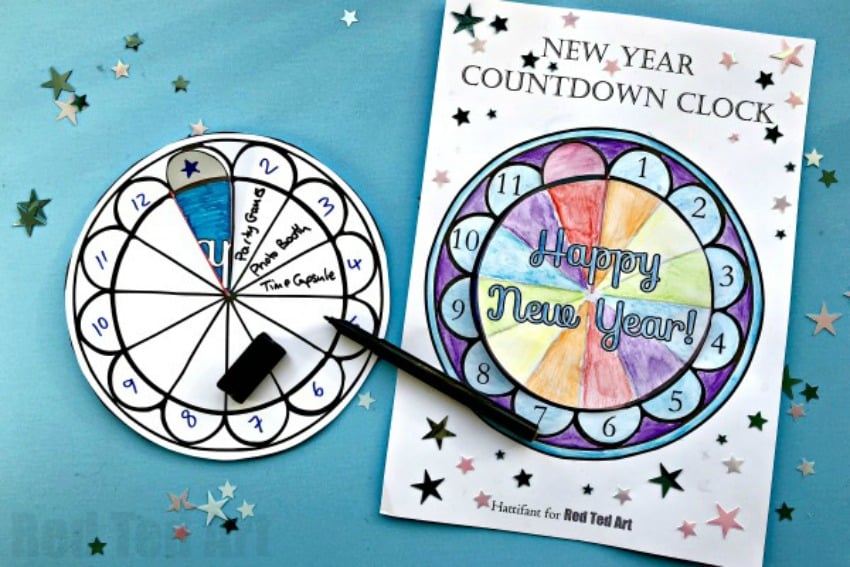 New Year's Eve Countdown Clock