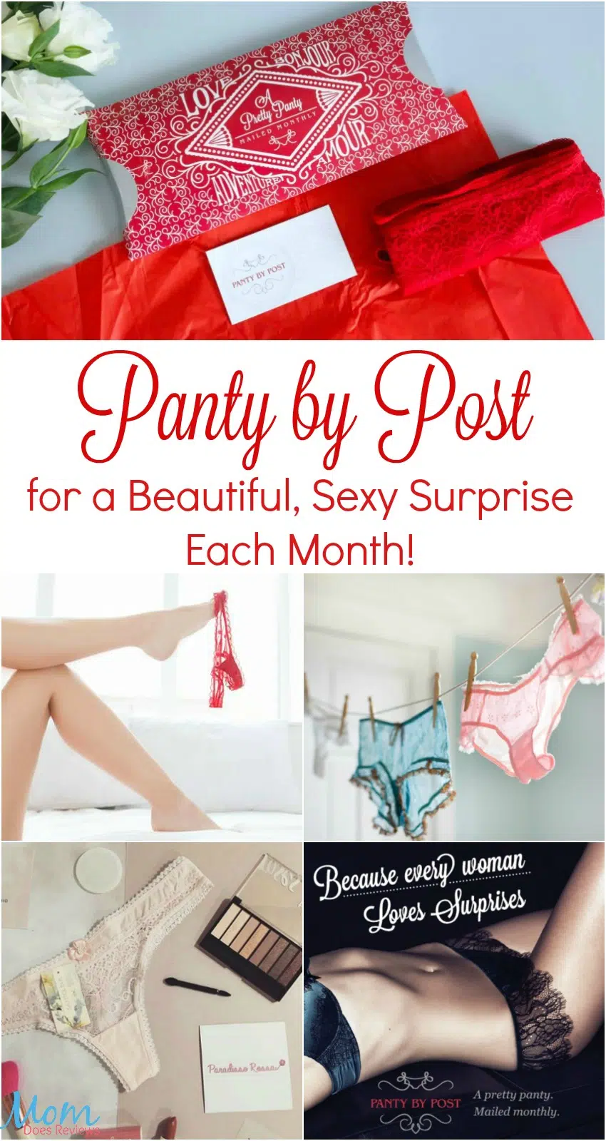 Panty by Post for a Beautiful, Sexy Surprise Each Month!