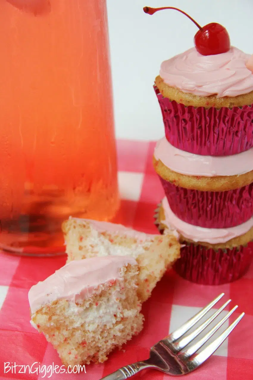 Shirley Temple Cupcakes