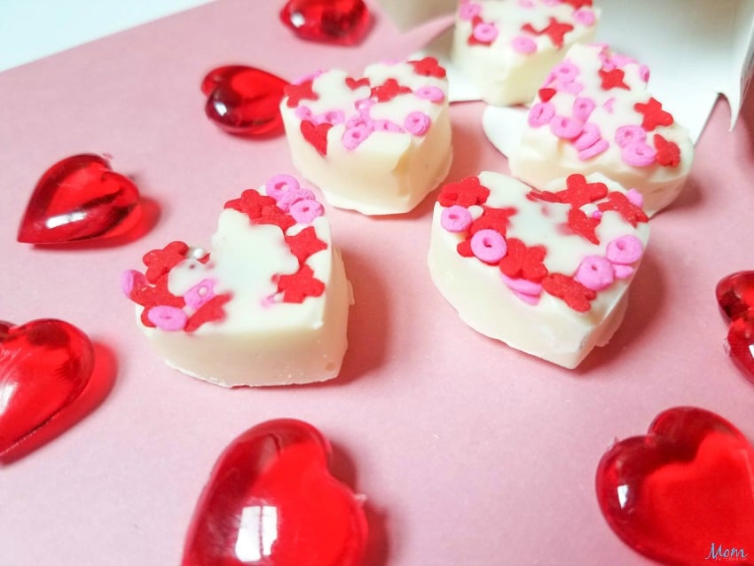 Coeurs décadents au chocolat blanc et aux amandes pour la Saint-Valentin #Sweet2019