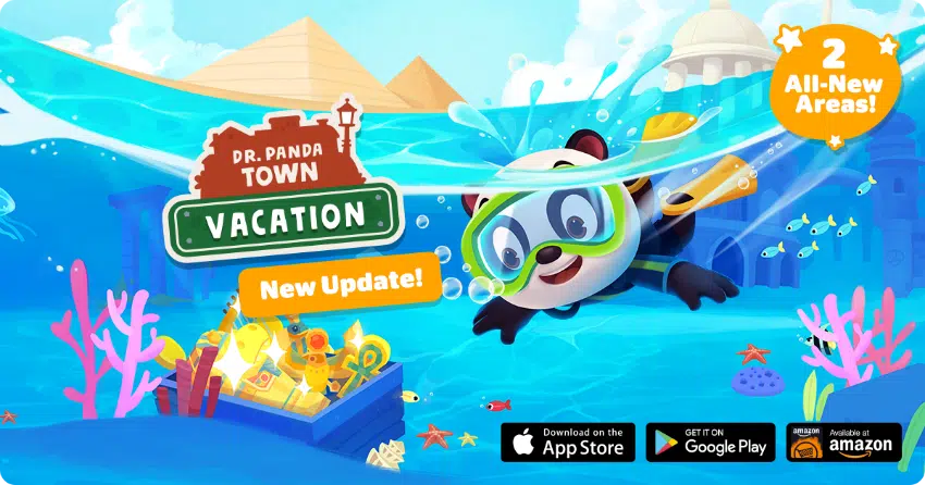 Hop Aboard And Discover New Adventures In The Dr. Panda Town: Vacation App!