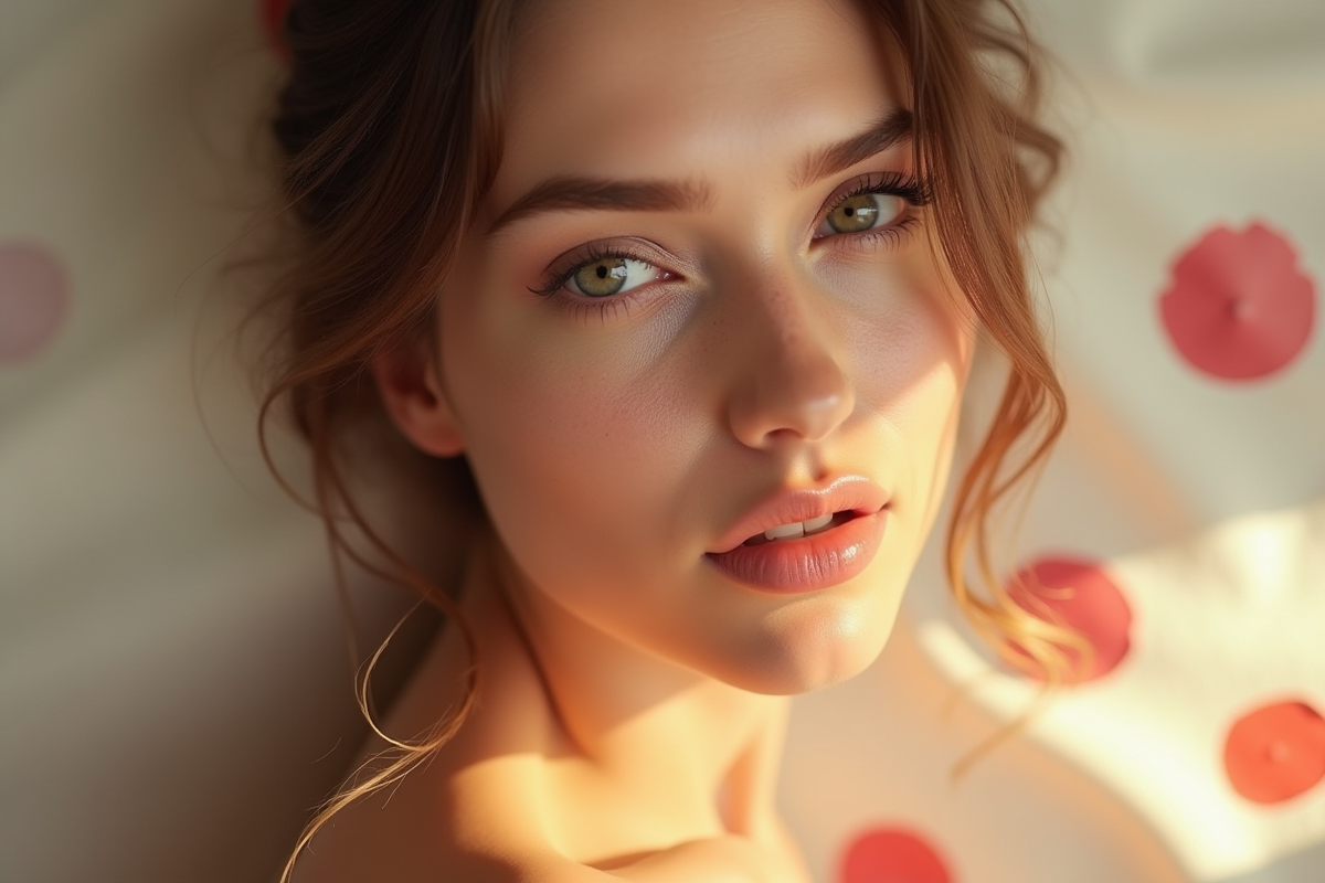 Zoom sur le visage d
