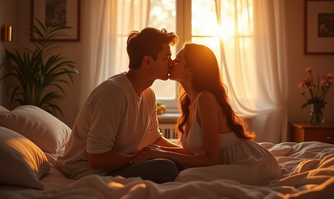 Embrasser pendant l’amour : pourquoi et comment ?
