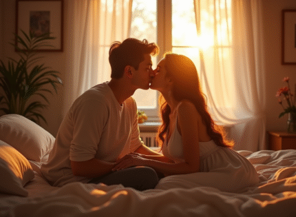 Embrasser pendant l’amour : pourquoi et comment ?