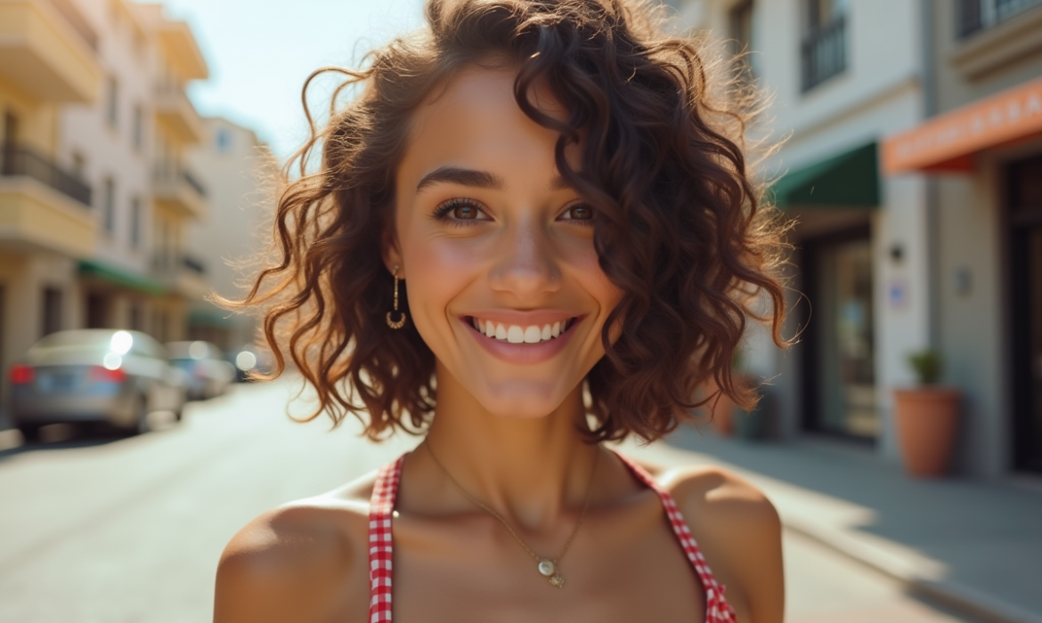Carré court dégradé sur cheveux bouclés : est-ce possible ?