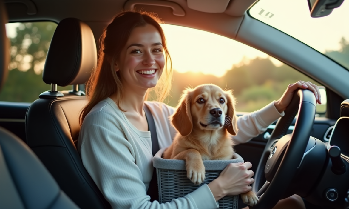 Voyager en toute sécurité avec un panier pour chien de voiture adéquat