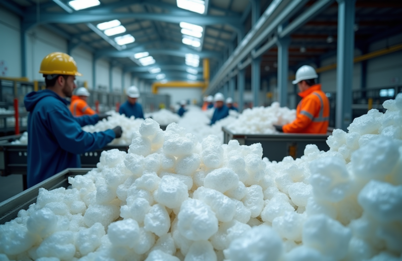 Polystyrène : comment optimiser son recyclage pour réduire l’empreinte carbone