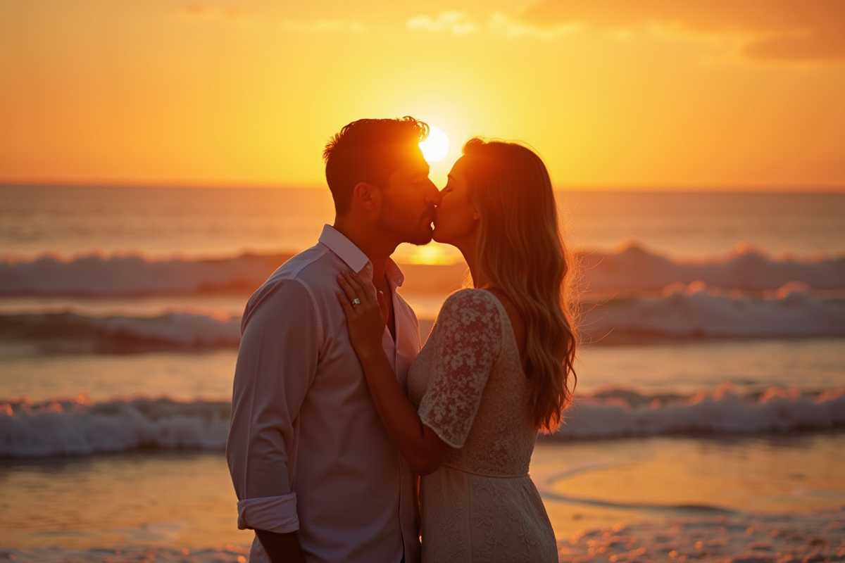 baiser amoureux