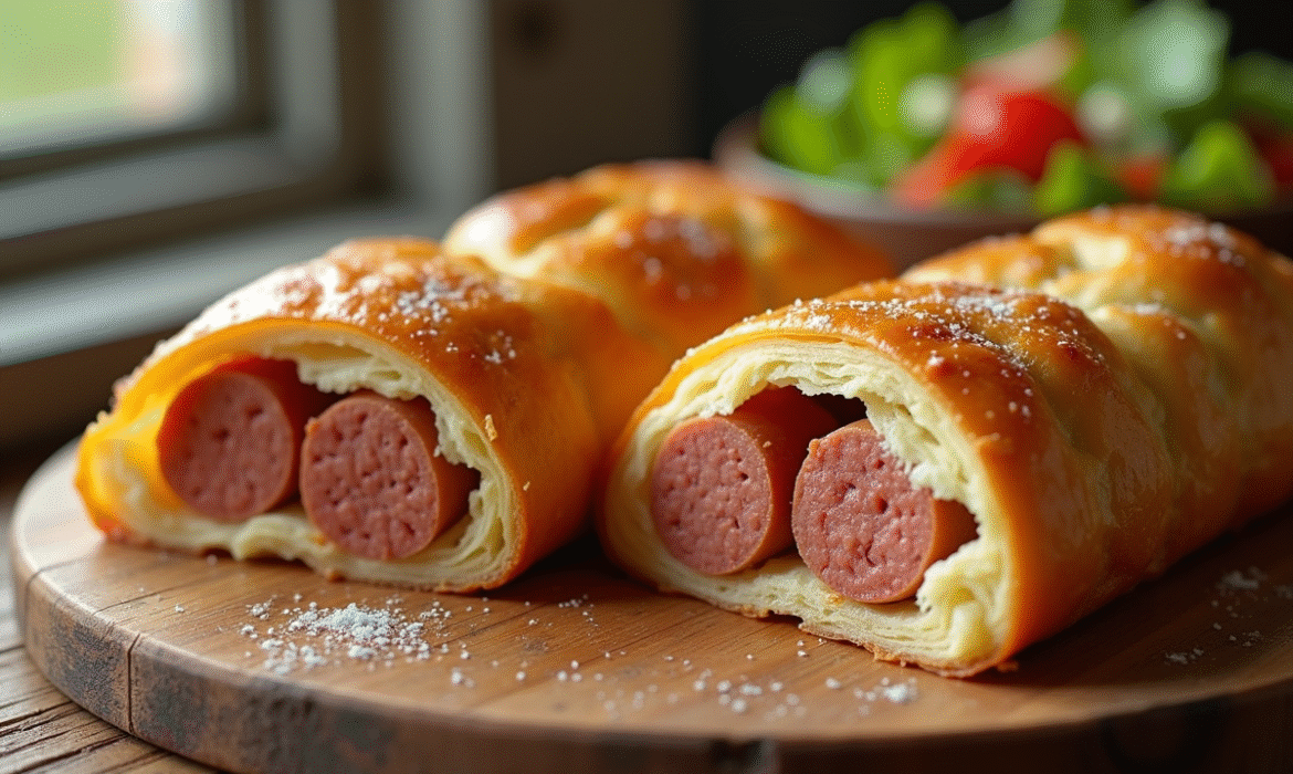 Feuilleté au knacki : une idée savoureuse pour un repas familial