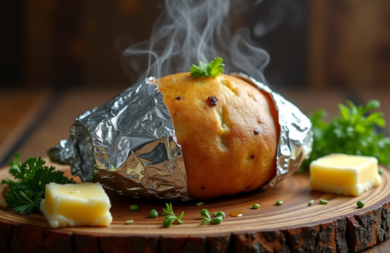 Pomme de terre au four en aluminium : secrets de grand-mère pour un moelleux incomparable