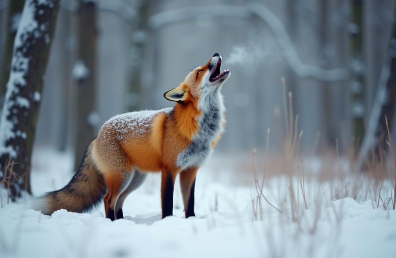 Le cri du renard en hiver : pourquoi est-il plus fréquent ?
