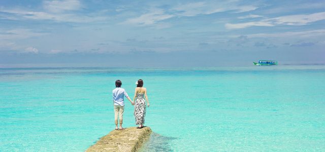 Vacances romantiques en lune de miel