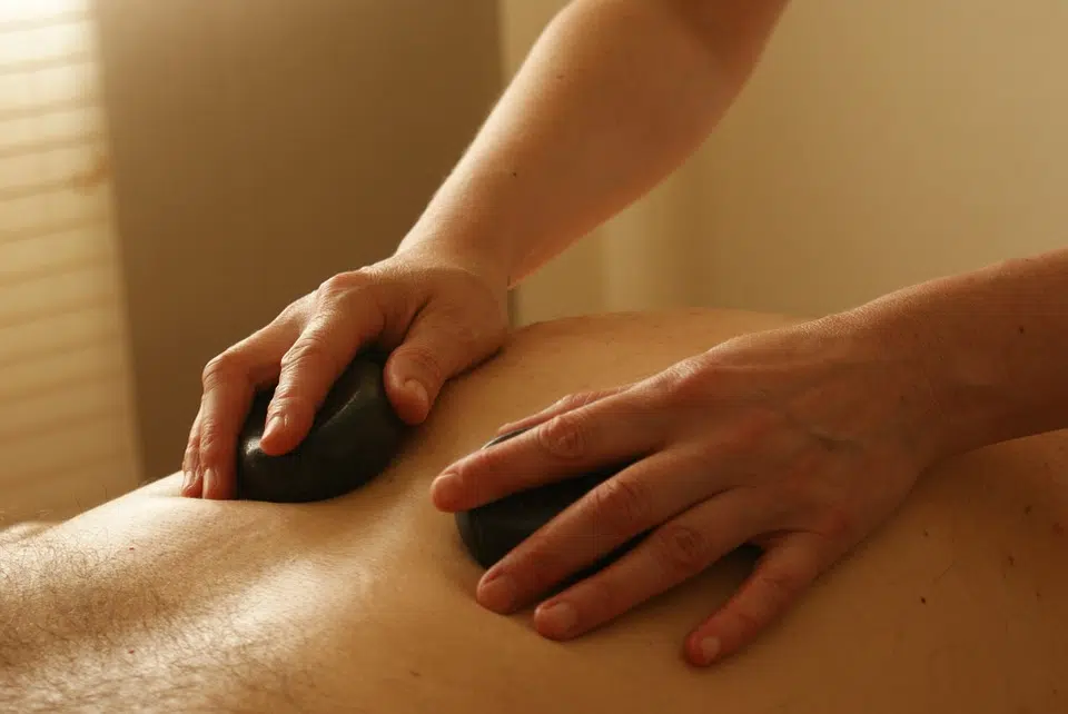 Un bon massage pour être en forme