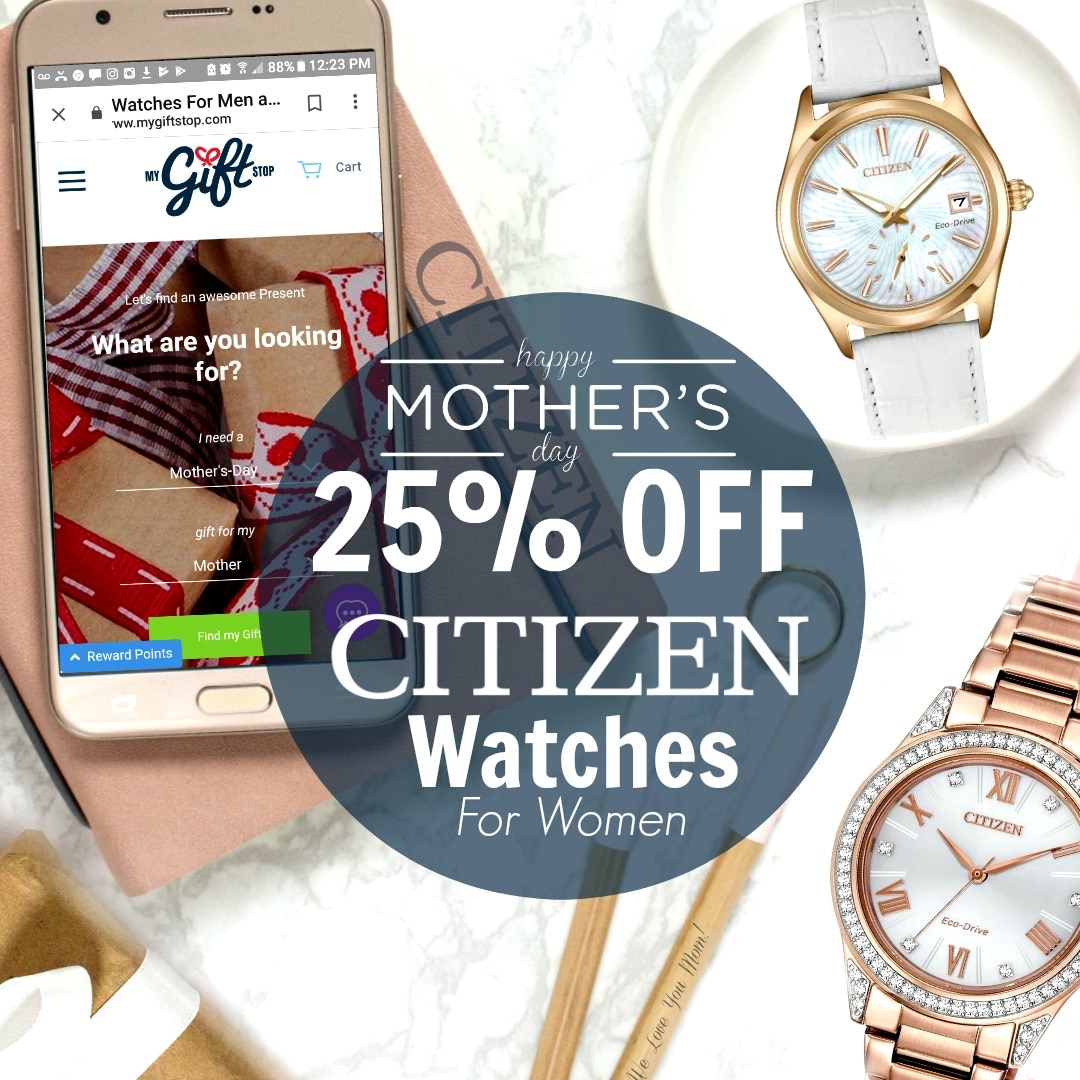 My Gift Stop save $25% off Citizen Watches