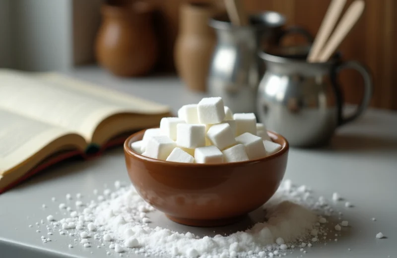 Poids de morceau de sucre : un élément fondamental dans vos recettes