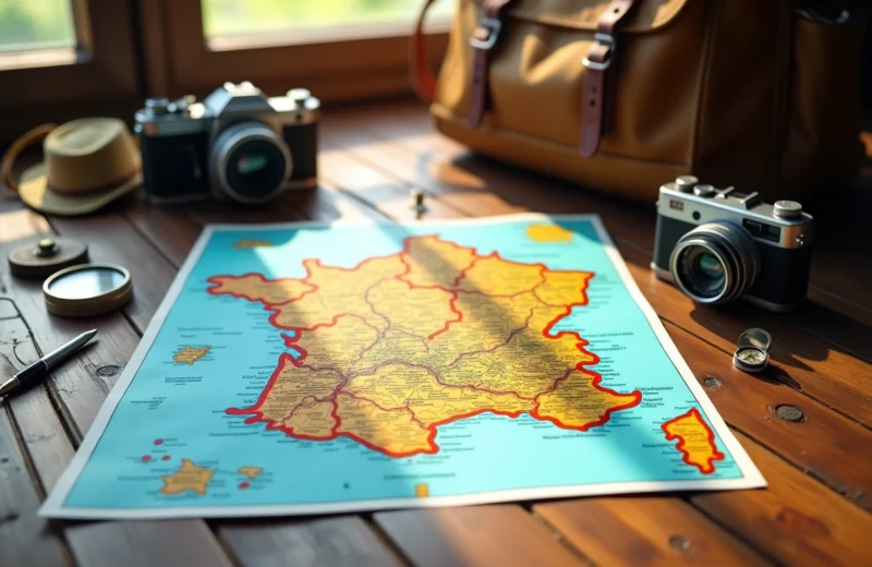 Les avantages insoupçonnés d’une carte vierge de la France pour les voyageurs