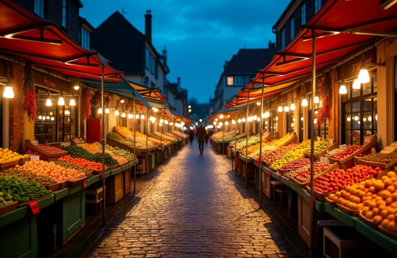 À la découverte des marchés nocturnes envoûtants des Landes