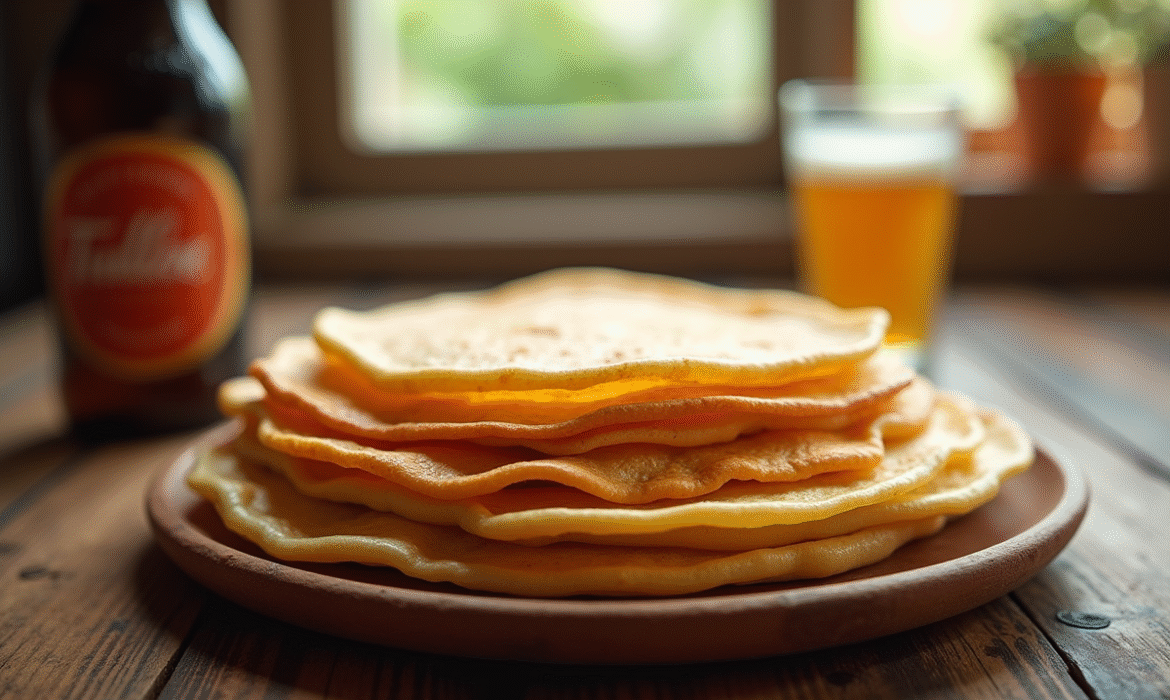 Faites des crêpes légères avec de la bière : notre recette