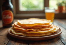 Faites des crêpes légères avec de la bière : notre recette