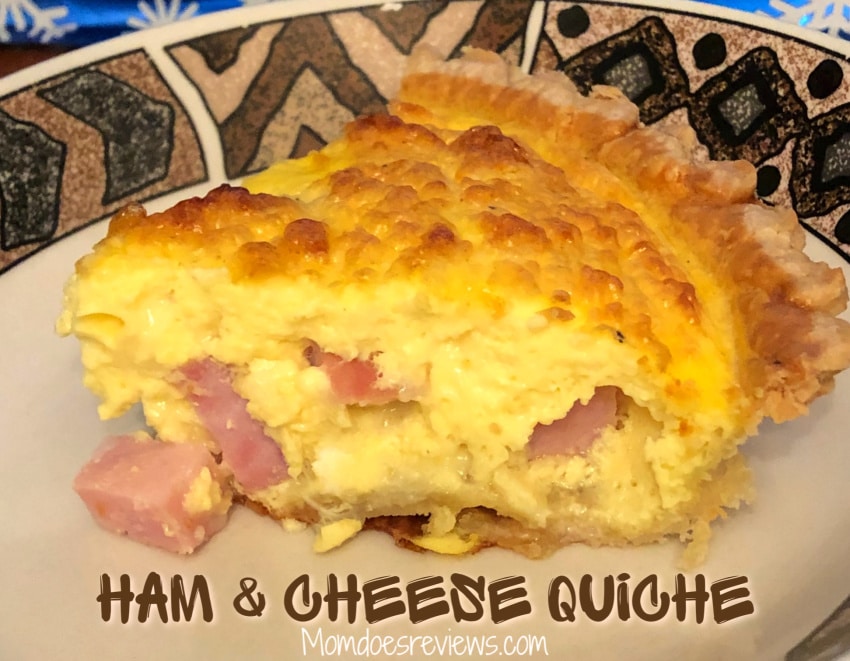 Quiche au jambon et au fromage – préférée de la famille #recevoir avec Mealthy Handblend ! #MealthyMoms