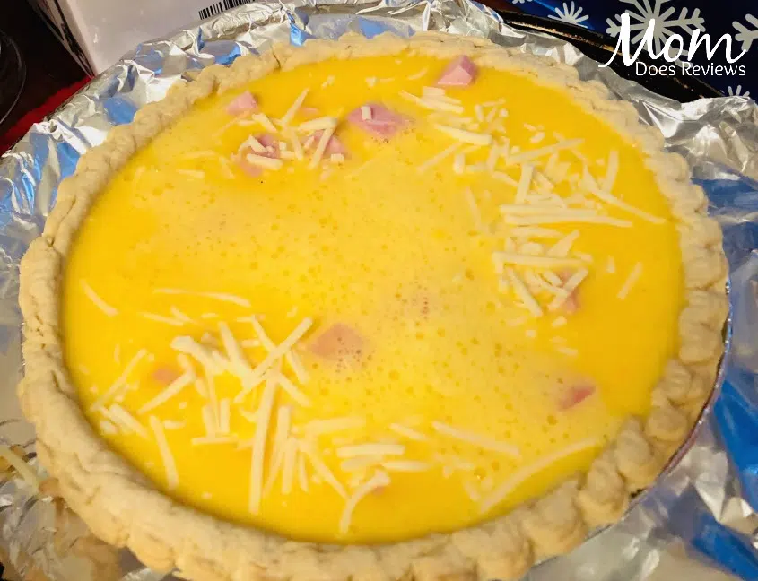 Ham and Cheese Quiche- Family Favorite #recipe