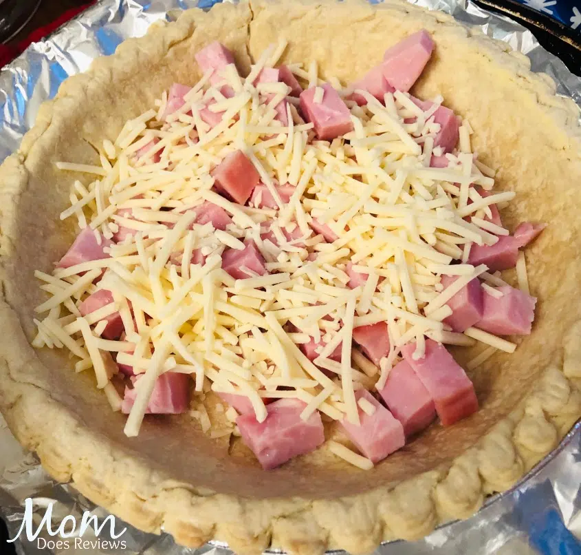 Ham and Cheese Quiche- Family Favorite #recipe