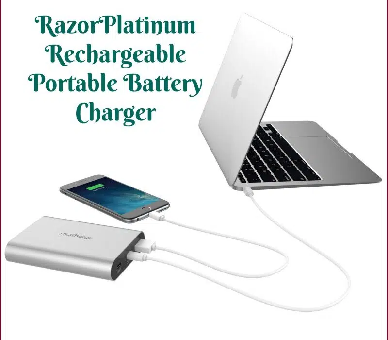Chargeur portable myCharge RazorPlatinum #Review #myCharge