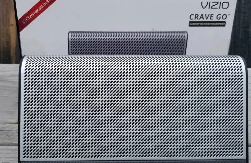Vous aimez la musique ?  Obtenez le meilleur son avec le haut-parleur sans fil Vizio Crave GO ! #ad #MegaChristmas17