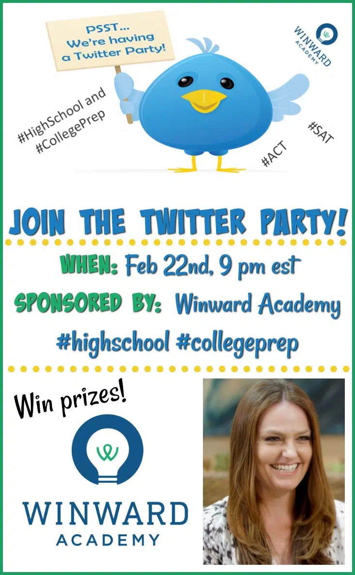 Join the Twitter Party on 2/22! #Win over $200 in PayPal Cash and over $2000 in prizes! by Winward Academy #highschool #collegeprep
